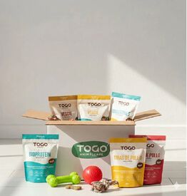 &iexcl;Caja Sorpresa Con Snacks Naturales Y Regalos Para Perro Y Gato! 8 unidades