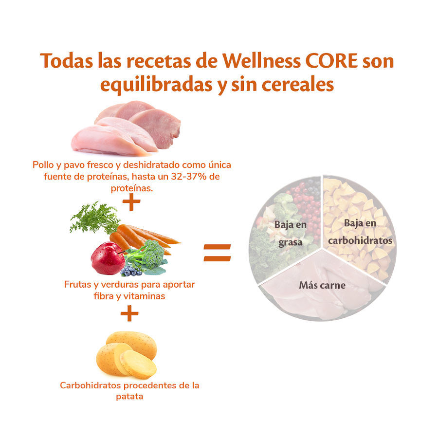 Wellness Core Senior Pollo y Pavo pienso para perros thumbnail