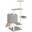 vidaXL Rascador para gatos con postes de sisal gris claro 130,5 cm, , large indicador imagen numero 4