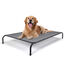 Nobleza Cama Elevada Perro Mediano, Cama Refrescante Perro, Cama de Mascotas Transpirable para Exterior Interior Jardín Terraza, Cama Perro Robusto Lavable, Gris, M, 105x80x20CM, , large indicador imagen numero 8