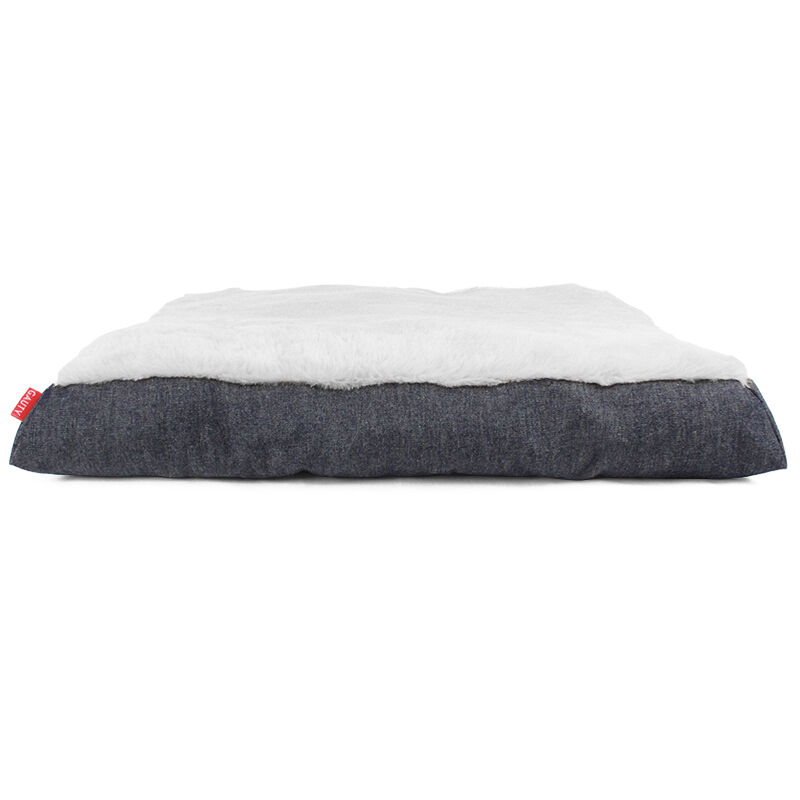 Gauty Cama para Perros y Gatos  Denim y pelo - Negro y blanco, , large Imagen numero 1