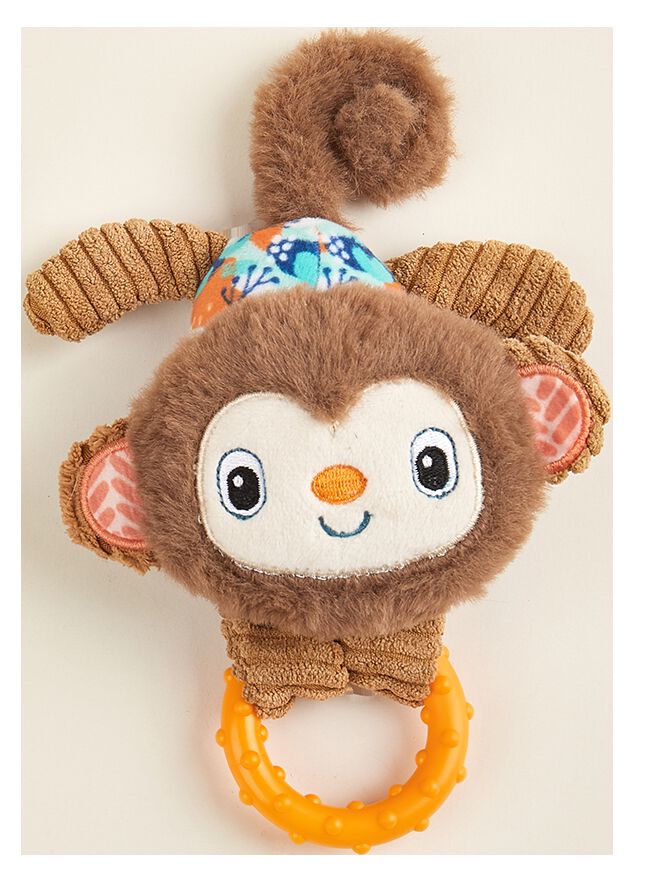 FOFOS | Peluche Mono con Mordedor y Sonido - Para Cachorros/Perros de Raza Peque&ntilde;a, , large Imagen numero 2