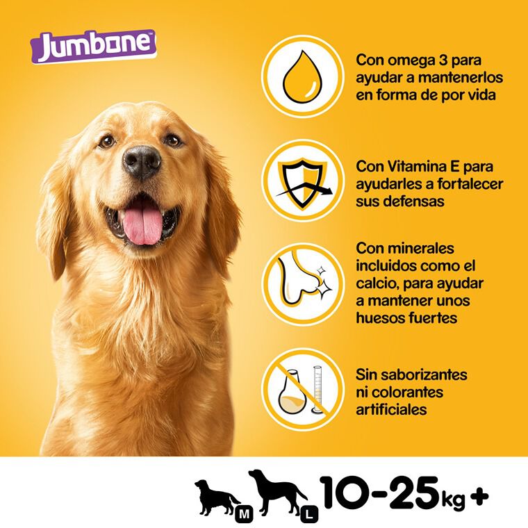 180 g Pedigree Huesos Jumbone Vacuno y Ave para Perros, , large Imagen numero 5