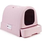 Caja cubierta de arena para gatos color Rosa, , large image number null