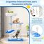 COSTWAY 86cm Árbol para Gatos con Temática Oceánica, Torre para Gatos de 3 Niveles, Postes Rascadores Cubiertos de Sisal, Juguetes Interactivos, Plataformas de Salto, Centro de Actividades para Gatos, , large indicador imagen numero 3