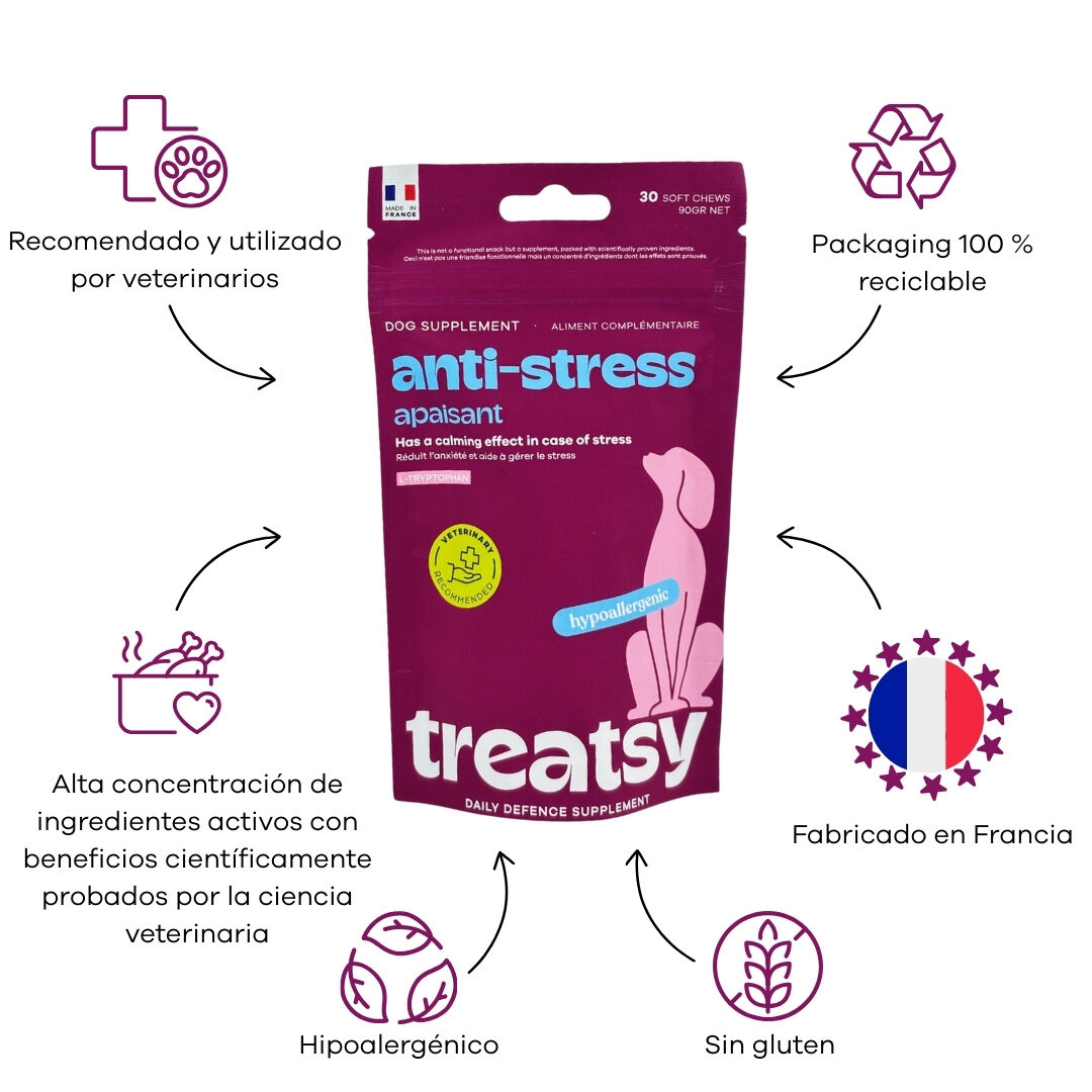 Treatsy Daily Defence Anti-Estr&eacute;s &ndash; Serenidad y equilibrio emocional para perros, , large Imagen numero 4