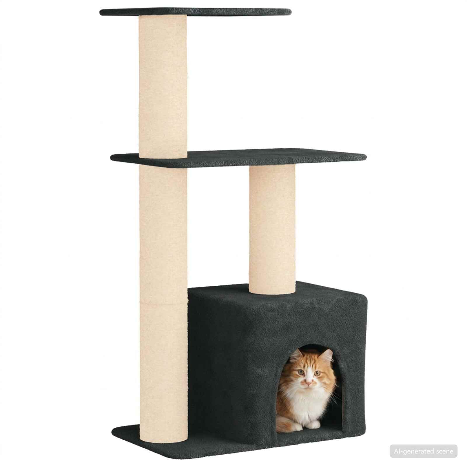 vidaXL &Aacute;rbol para gatos con postes de sisal &Aacute;rbol rascador Muebles animales, , large Imagen numero 3