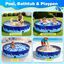 Nobleza Piscina Plegable para Perros &ndash; Ba&ntilde;era Port&aacute;til Antideslizante con Tablero PP, Tejido Oxford 210D Resistente a Ara&ntilde;azos, F&aacute;cil Montaje &ndash; D80 x H20 cm, , large indicador imagen numero 5
