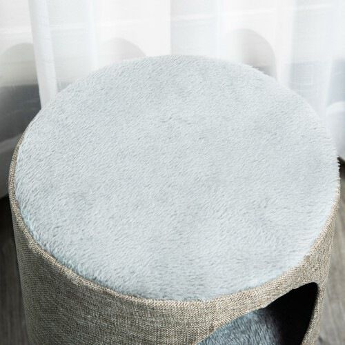 PawHut &Aacute;rbol Rascador Gris Peque&ntilde;o para gatos, , large Imagen numero 4
