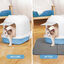 Nobleza- Alfombra para Gatos,Estera Arena Gatos, Antideslizante Estera Arena Gatos, Plegable Cat Litter Mat, Material Impermeable (Gris, 60*43cm), , large indicador imagen numero 3