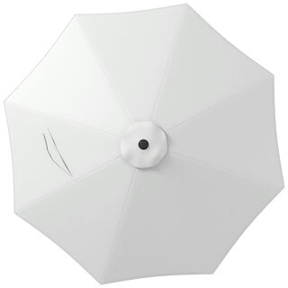 Outsunny Toldo De Recambio De Sombrilla Blanco Para Exteriores 