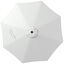 Outsunny Toldo de Recambio de Sombrilla de 3 m Toldo de Repuesto para Sombrilla de Patio con Ventilación Superior Cubierta de Repuesto para Parasol de Poliéster para Exteriores Blanco, , large indicador imagen numero 1