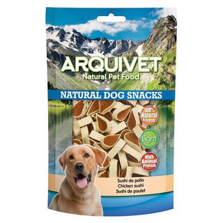 Galletas Natural Dog Snack Sushi Arquivet para perros sabor Pollo