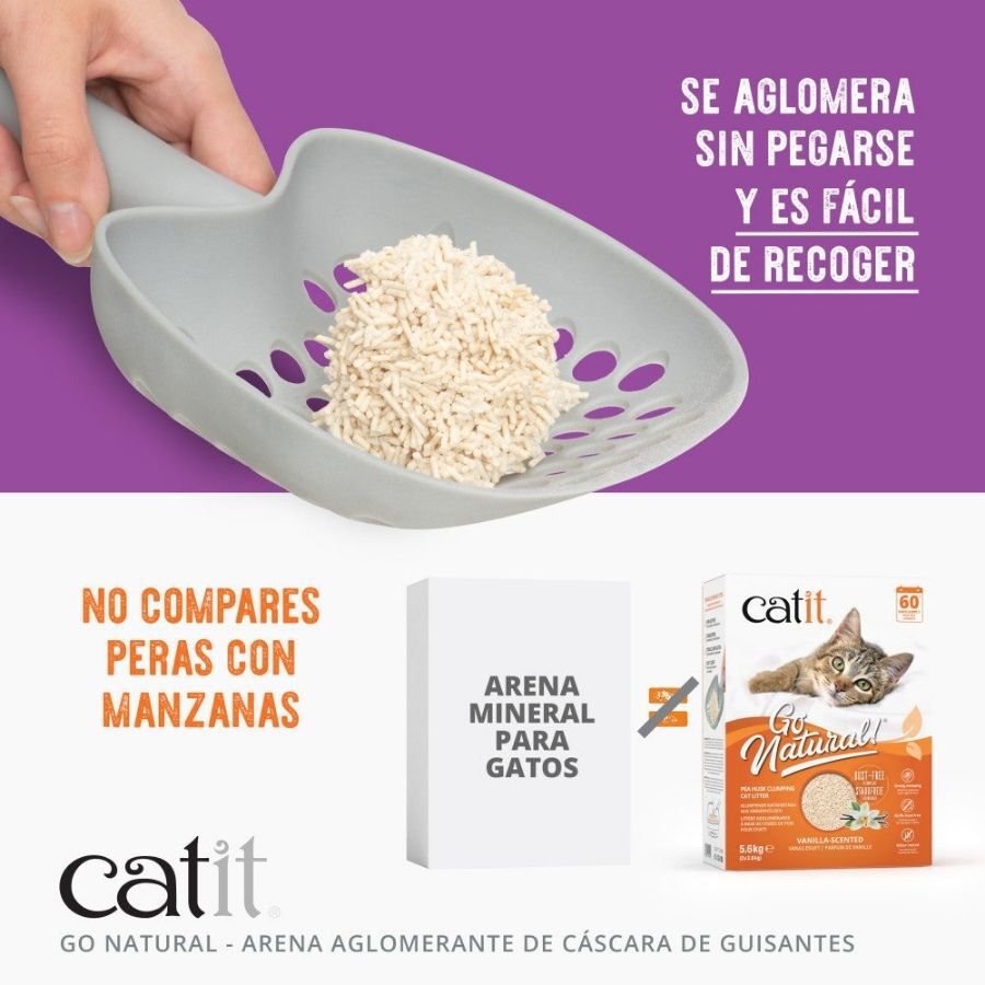 Catit Arena Aglomerante Go Natural con Aroma a vainilla para Gatos, , large Imagen numero 3