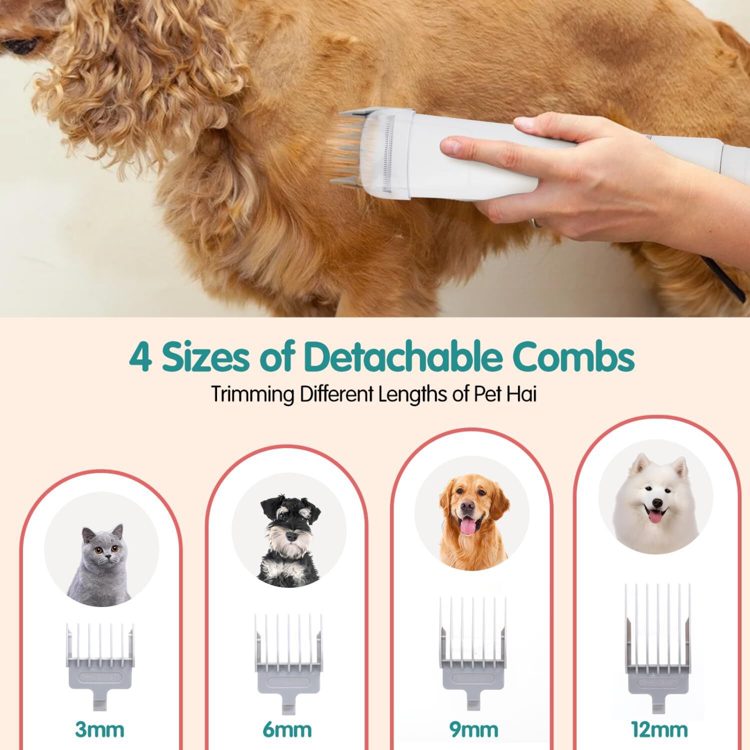 Nobleza Nobleza Maquina cortapelo con aspiradora para perros thumbnail