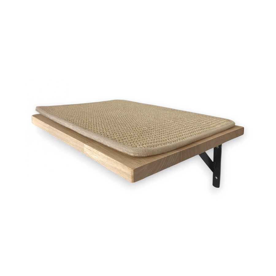 Althea Living - Estanteria para gatos Ancla, madera de caucho y sisal, , large Imagen numero 1