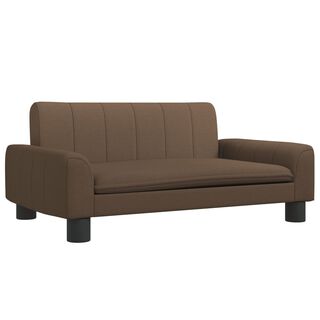 vidaXL Cama de tela marrón para perros
