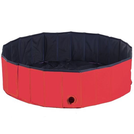 Piscina plegable para mascotas color Rojo, , large image number null