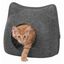 Trixie Cama Cueva con Cremallera Gris para gatos, , large indicador imagen numero 1