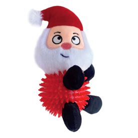 Pelota dental de navidadde peluche don forma de Papa Noel para perros