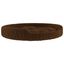 Vidaxl cama redonda acolchada marrón para perros, , large indicador imagen numero 1