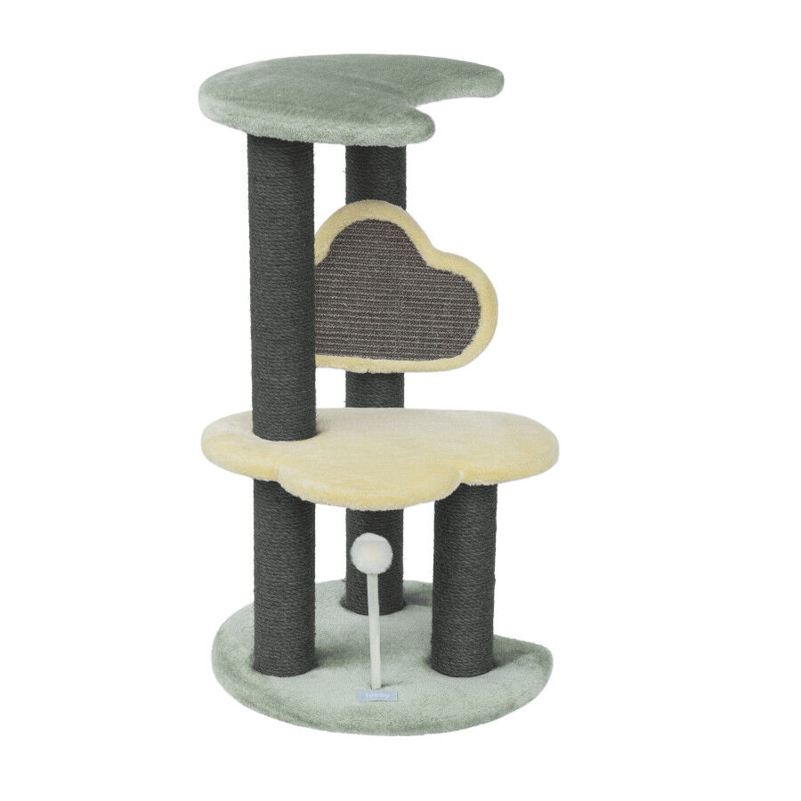Leeby Karlo torre rascador con juguete para gatitos thumbnail