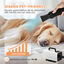 PawHut Secador de Perros Secador de Pelo para Perros 2200 W Velocidad y Temperatura Ajustables 3 Boquillas Pantalla Digital para Aseo Ducharse Secarse Blanco, , large indicador imagen numero 5