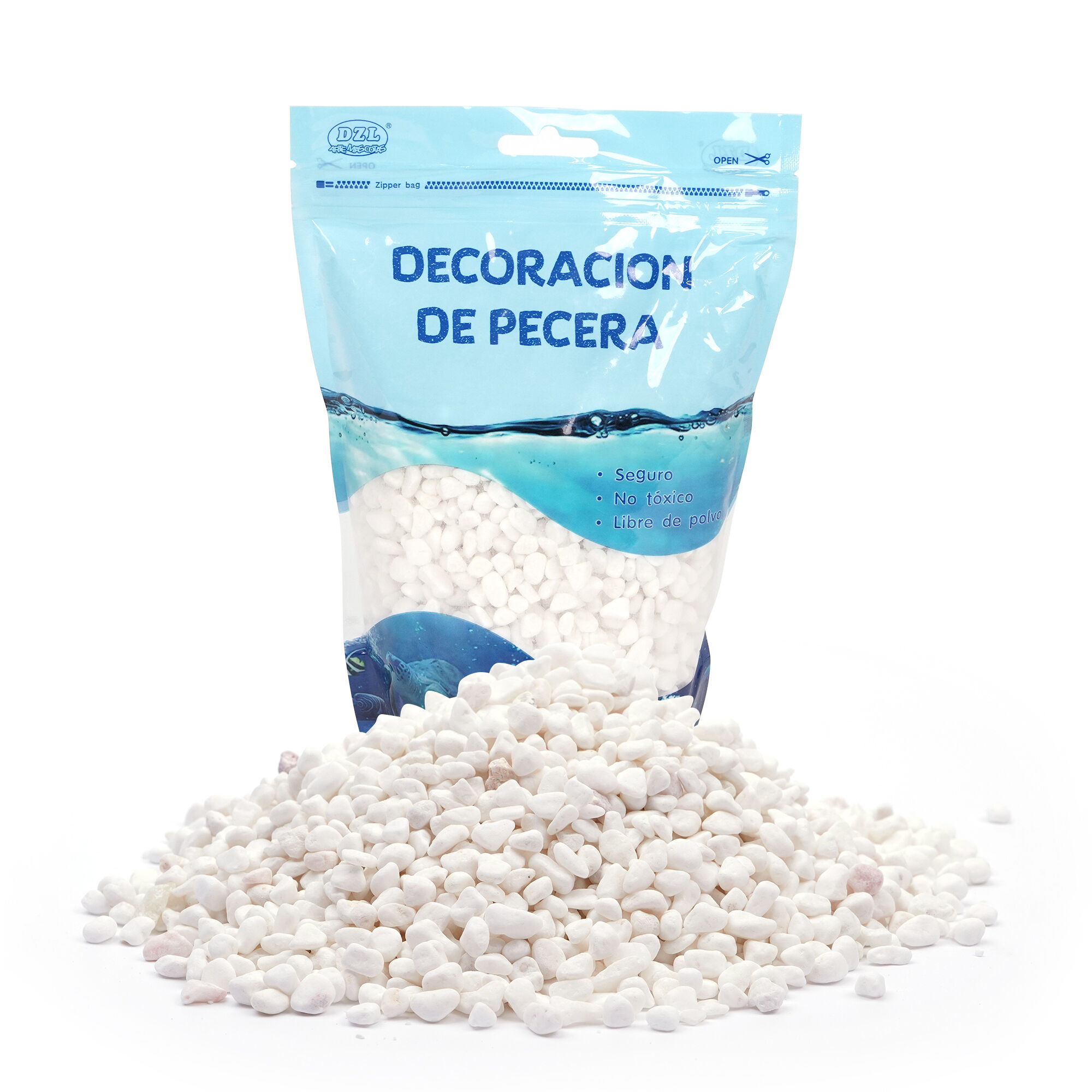 DZL Grava Acuarios Piedras Decorativas Jardín Maceta para peces