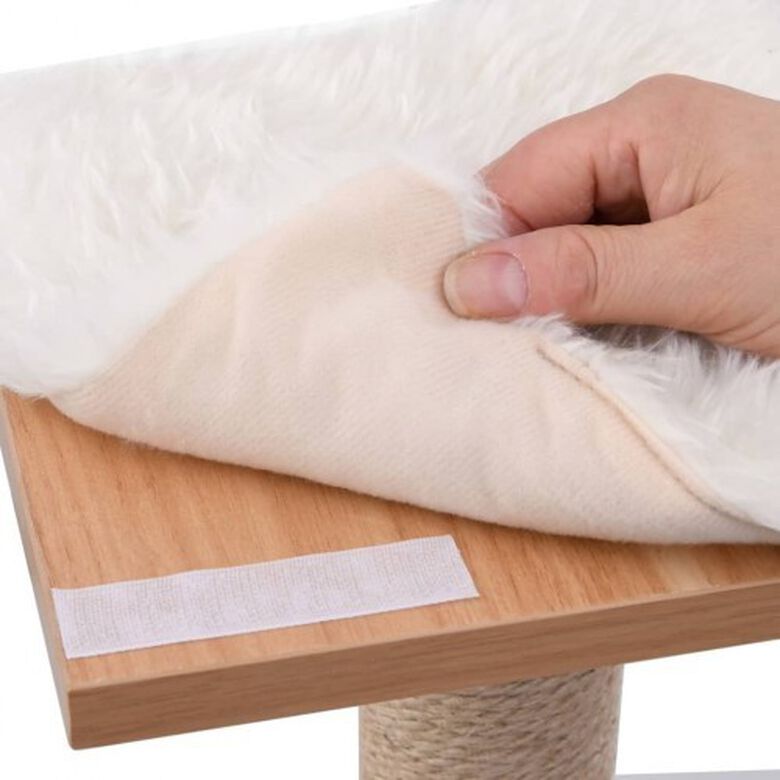 Rascador para gatos color Blanco thumbnail