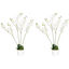 HOMCOM Phalaenopsis Artificiales Blanco, , large indicador imagen numero 1