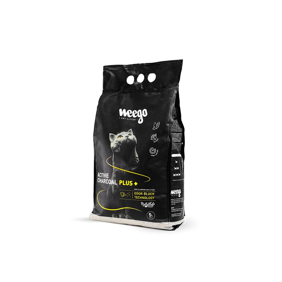 Weego arena carbón plus para gato