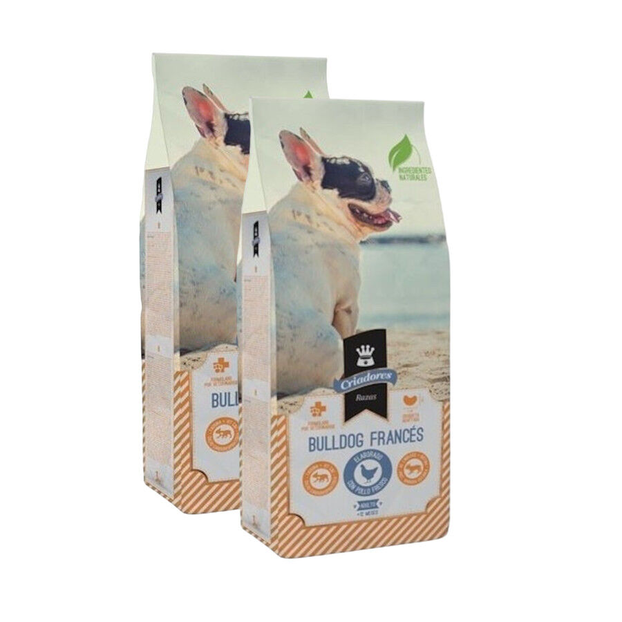 Criadores Bulldog Francés Pollo pienso para perros thumbnail