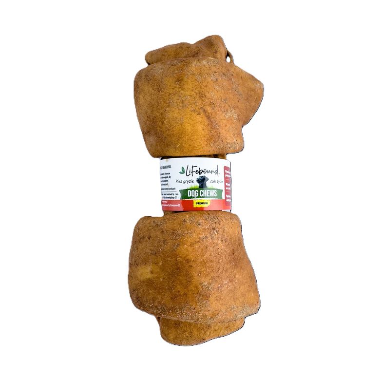 Lifebound Hueso masticable de cuero de ternera– Lote de 10, 10-12,8 cm thumbnail