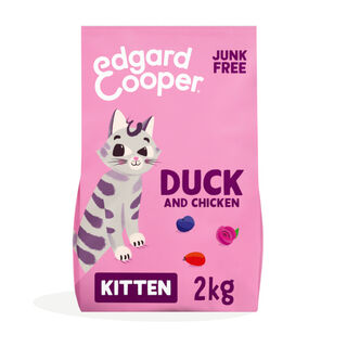 Edgard & Cooper Kitten Pato y Pollo pienso