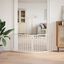 vidaXL Puerta para perros plegable 2 paneles madera álamo blanca 160cm, , large indicador imagen numero 8
