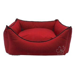 Confort pet cama florida impermeable rojo para mascotas
