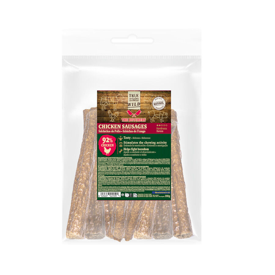 True Origins Salchichas de Pollo Snack para perros, , large Imagen numero 2