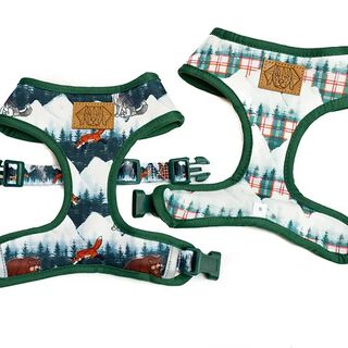 Pets & Props y Plaid Arnés Reversible para perros