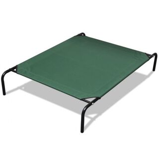 Cama elevada para perro color Verde