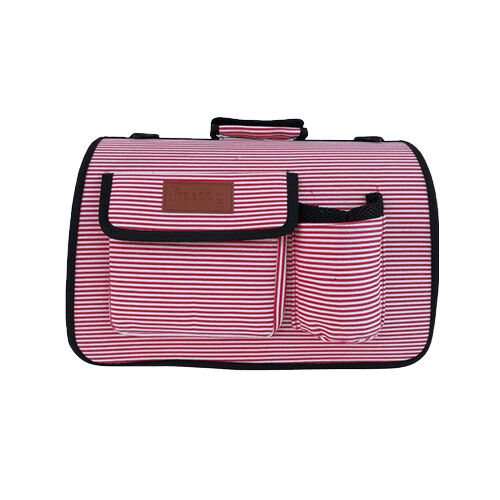 Freedog Bolsa de transporte IBIZA roja para perros y gatos thumbnail