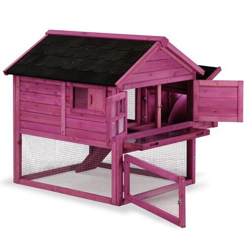 Caseta de madera Milan para aves color Lila, , large Imagen numero 2