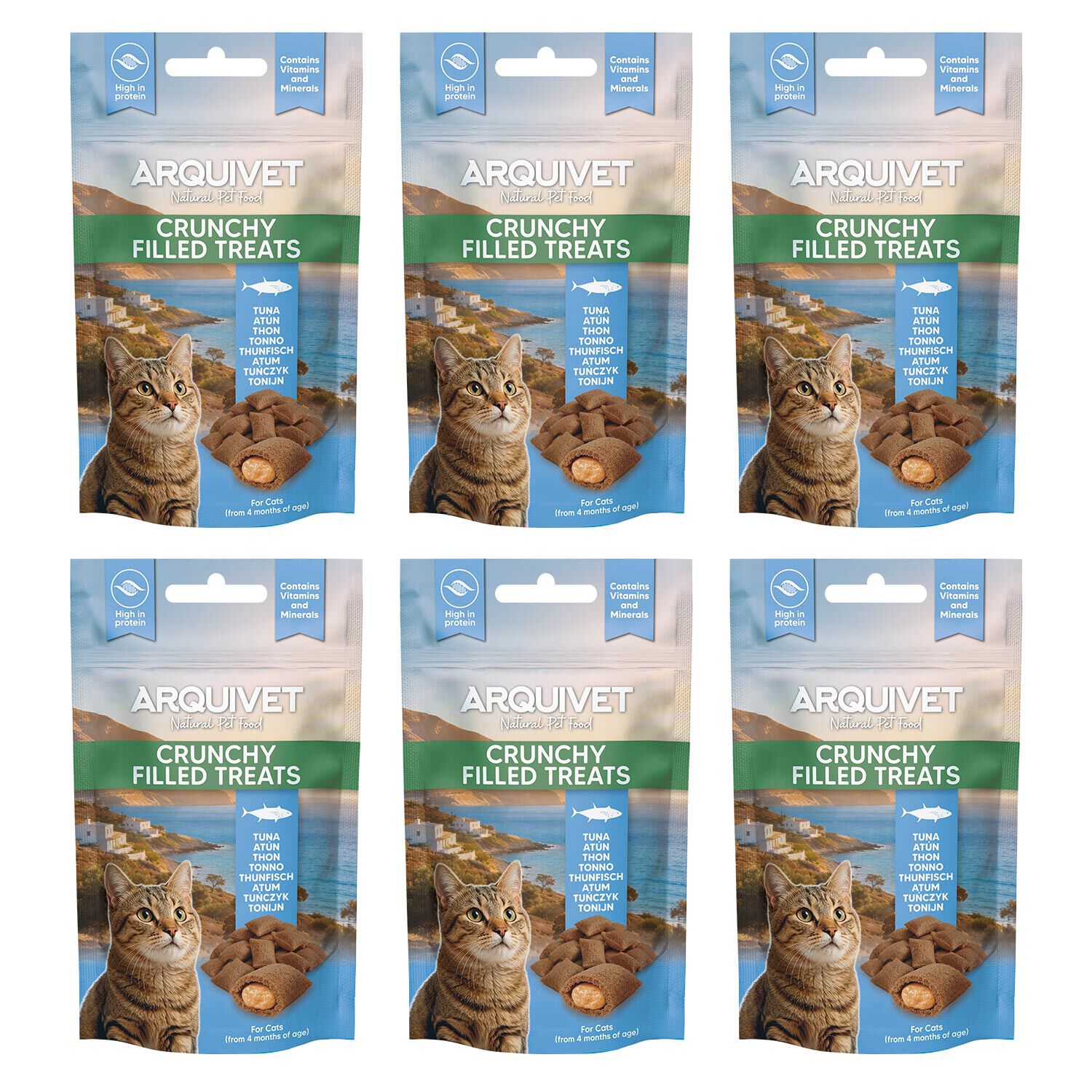 Snacks crujientes y rellenos de At&uacute;n - Crunchy Filled Treats  - 6 x 40 gr, , large Imagen numero 1