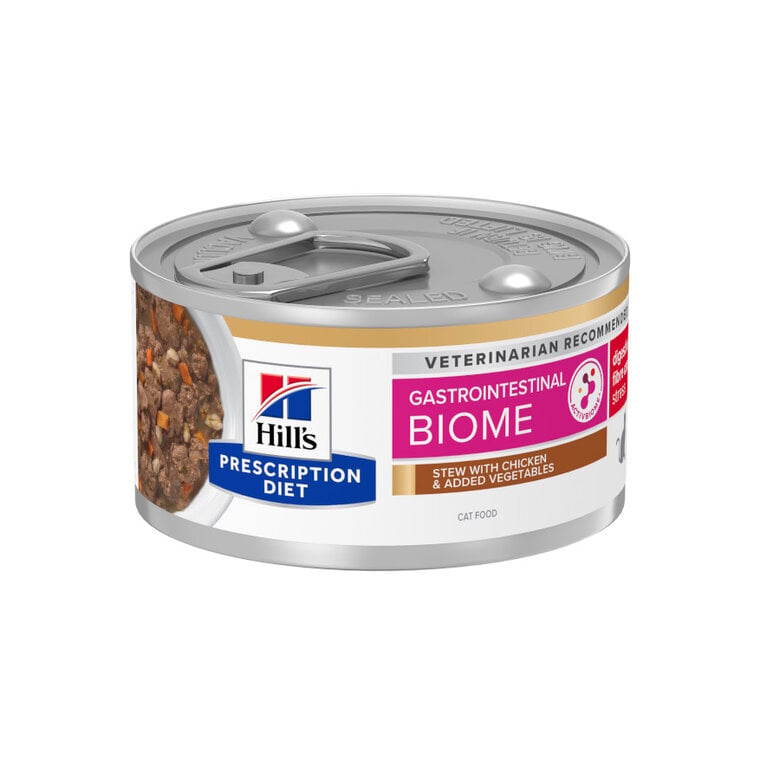 82 g Hill’s Prescription Diet Gastrointestinal Biome Stress estofado lata para gatos