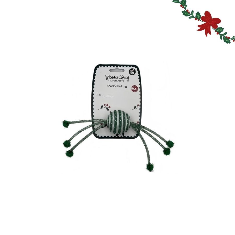 Wonder Christmas Pelota Brillante con Cuerda Juguete para gatos, , large Imagen numero 6