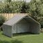 vidaXL Caseta perros exterior con cubierta 2x2x1,5 m acero galvanizado, , large indicador imagen numero 7