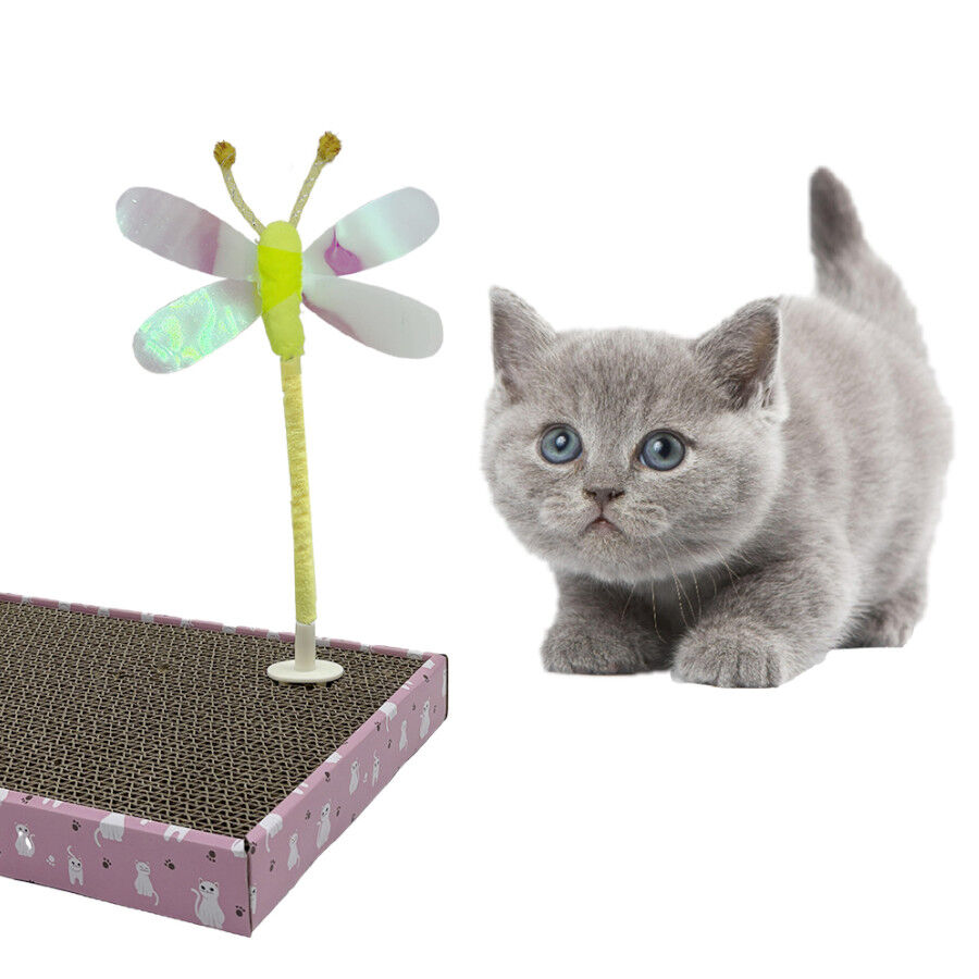 Leeby Babette juguete rascador mariposa para gatos