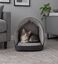 CASETA PARA GATO EN FORMATO TUNEL COM ALMOHADA INTERIOR INCLU&Iacute;DA GRIZ, , large indicador imagen numero 2