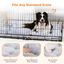 Nobleza Cama Lavable Perro Grande, Super Suave y Esponjoso Anti-Ansiedad Cama Para Perros, Cama de Perro de Felpa de Alta Calidad con Fondo Antideslizante, Gris cama perro antiestres, 122x74x10cm, XXL, , large indicador imagen numero 4