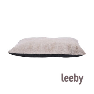 Leeby colchón suave beige para perros