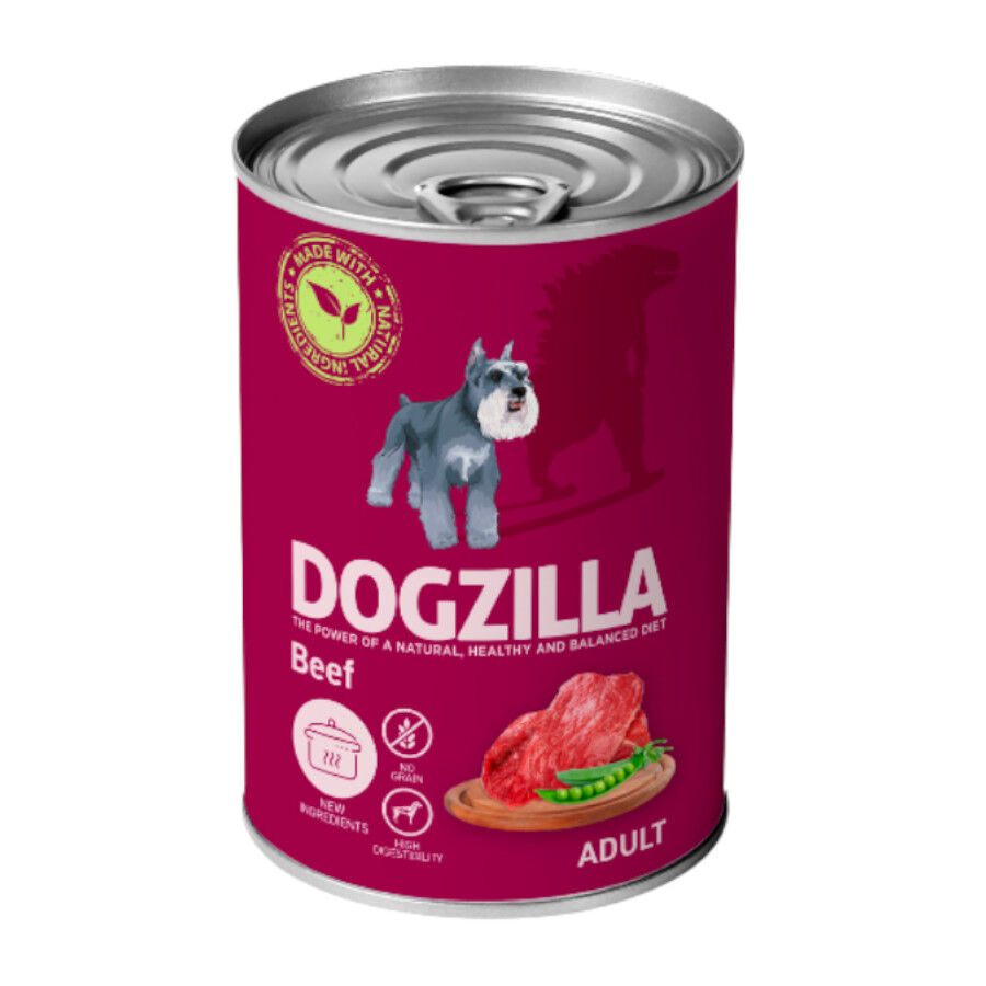 800 g Dogzilla ternera lata para perros, , large Imagen numero 1